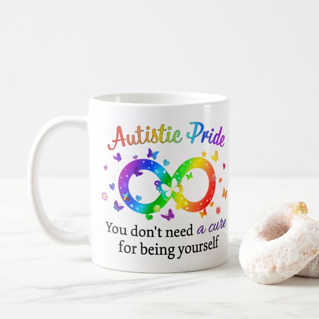 Mug Fierté autistique (Avec donut)
