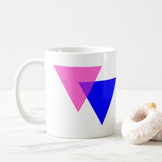 Mug Fierté bisexuelle Biangles (Avec donut)
