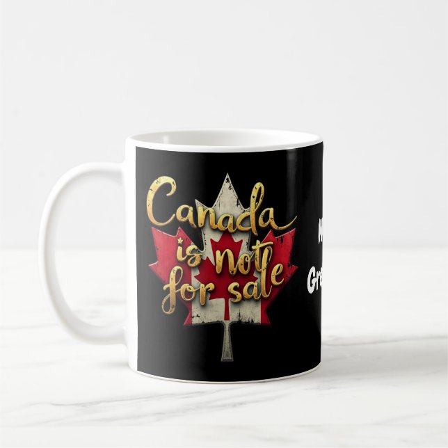Mug Fierté canadienne : le Canada n'est pas à vendre (Gauche)