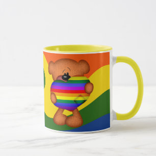 Mug Fierté Coeur Teddy Bear