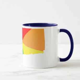 Mug fierté connecticut. angelée.