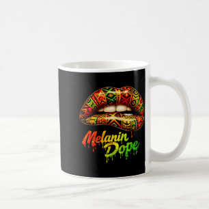 Mug Fierté de femme noire lèvres tribales fortes reine
