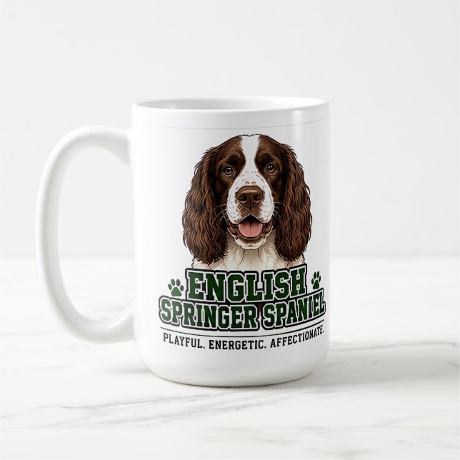Mug 🐾 Fierté de l'English Springer Spaniel 🐾 (Gauche)