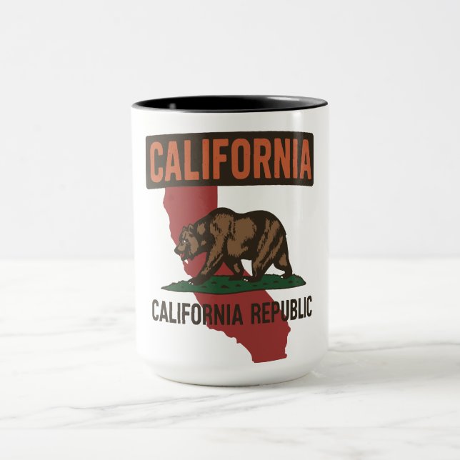 Mug Fierté de l'état de la République de Californie (Centre)