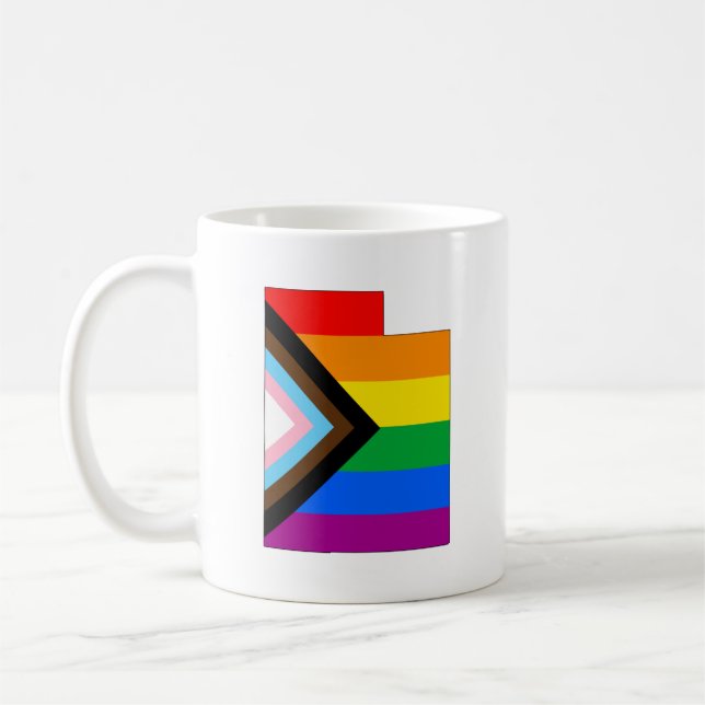 Mug Fierté de l'État de l'Utah LGBTQ Progress Pride (Gauche)