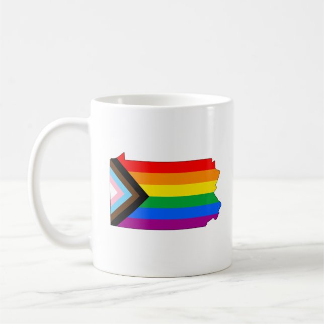 Mug Fierté de l'État de Pennsylvanie LGBTQ Progress Pr (Gauche)