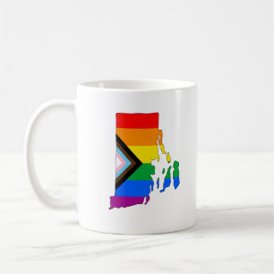 Mug Fierté de l'État de Rhode Island LGBTQ Progrès Pri