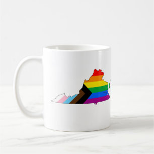 Mug Fierté de l'État de Virginie LGBTQ Progress Pride