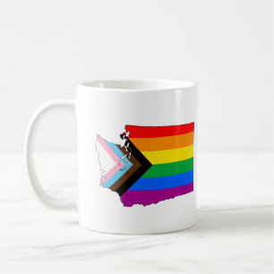 Mug Fierté de l'État de Washington LGBTQ Progress Prid