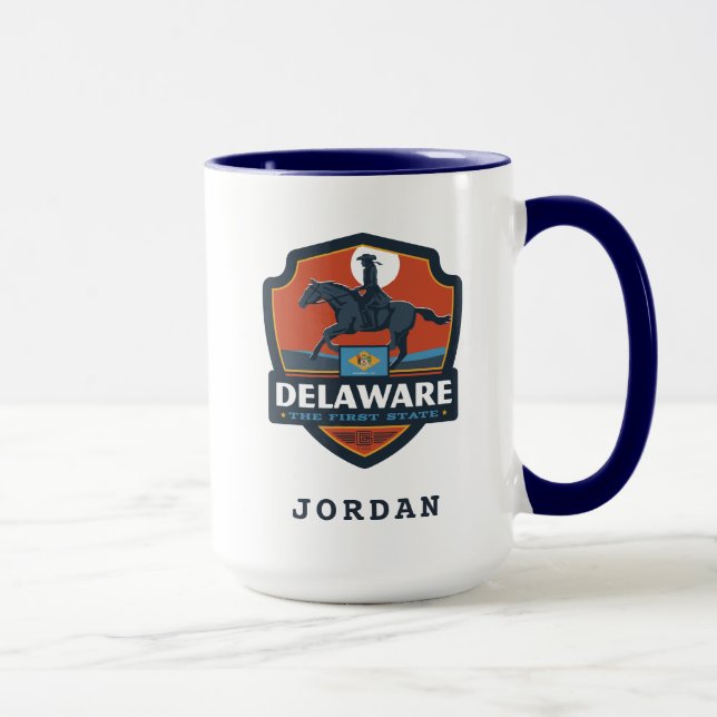 Mug Fierté de l'État | Delaware (Droite)