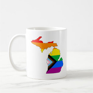 Mug Fierté de l'État du Michigan LGBTQ Progress Pride
