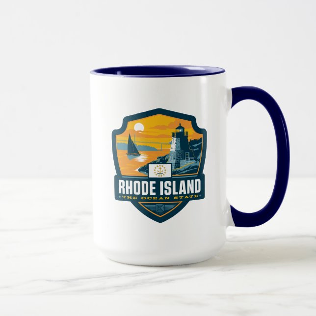 Mug Fierté de l'État | Rhode Island (Droite)