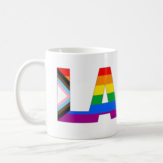 Mug Fierté de Los Angeles LGBTQ Progress Pride (Gauche)