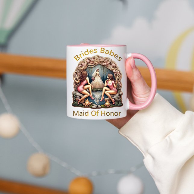 Mug Fierté d'honneur dans un thème de fête nuptiale (Créateur téléchargé)