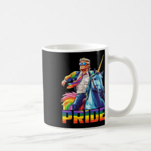 Mug Fierté Drôle Trump équitation Unicorn Lgbt Gay Les
