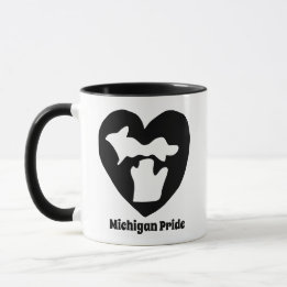 Mug Fierté du Michigan cœur