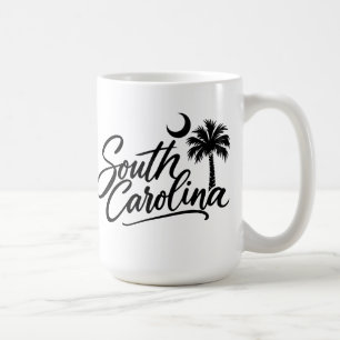 Mug Fierté du Sud de la Caroline Palmetto Croissant