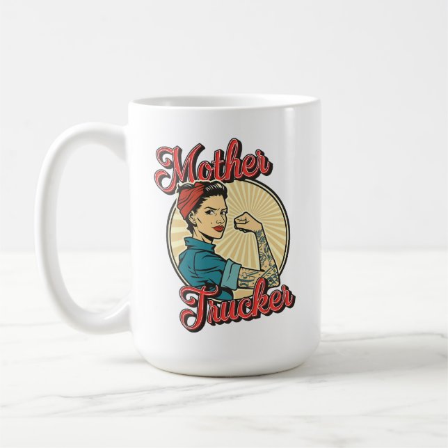 Mug Fierté et Puissance Inspirées de Mother Trucker Ro (Gauche)
