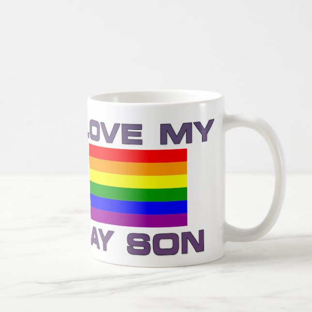 Mug Fierté gay J'AIME MON FILS GAY (Droite)