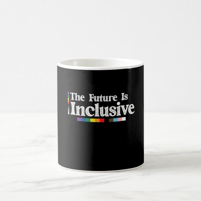 Mug Fierté LGBT L'Avenir Est Inclusif Gay Lesbian (Centre)