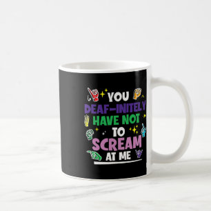 Mug Fierté N'A Pas À Crier À La Main Signale Lan