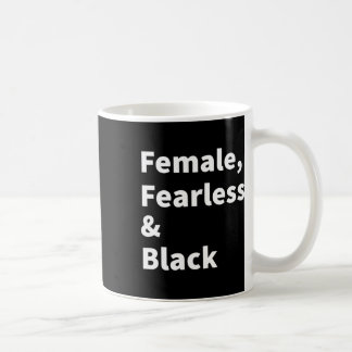 Mug Fierté Noire Pour Les Femmes Sans Peur Et Noir Hi