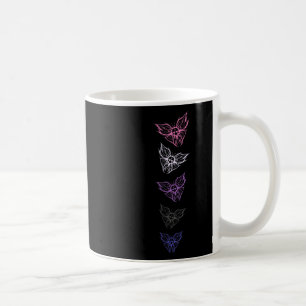 Mug Fierté subtilement genre fluide gothique papillon,