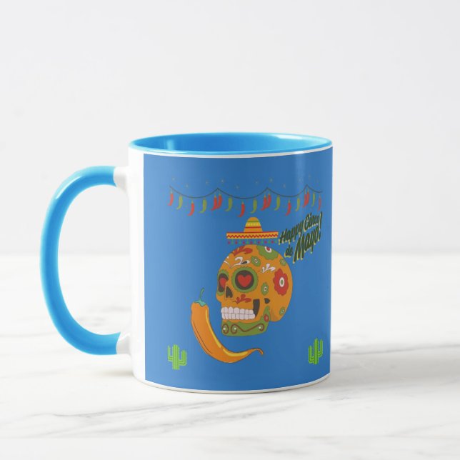 Mug Fiesta de Fuego bleu (Gauche)