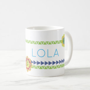 Mug Fiesta Flowers NOM Chalboard sud-ouest coloré