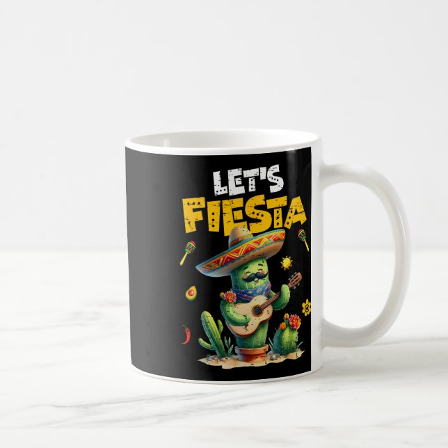 Mug Fiesta Mexico Fiesta Taco Guitar Cactus Cinc (Droite)