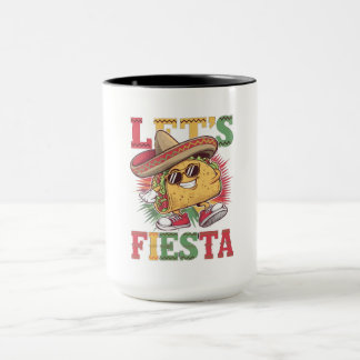 Mug Fiesta Taco Design Fun Cinco de Mayo Mexicaine