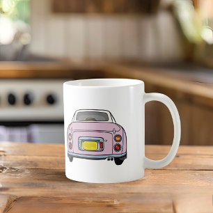 Mug Figarations Nom Pink Figaro Car