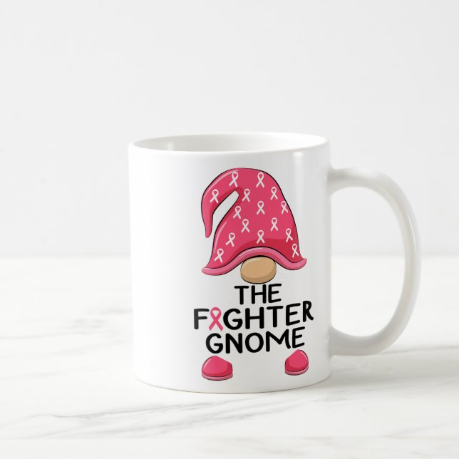 Mug Fighter Gnome - Sensibilisation au cancer du sein  (Droite)