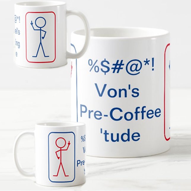 Mug Figure de bâton amusant (Créateur téléchargé)