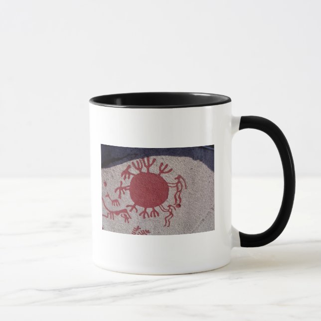 Mug Figures et animaux autour d'un soleil (Droite)
