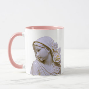 Mug Figurine de portrait de femme