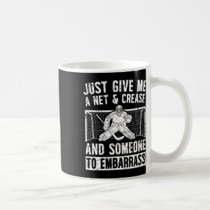 Mug Filet et glace Gardien de but de hockey sur glace