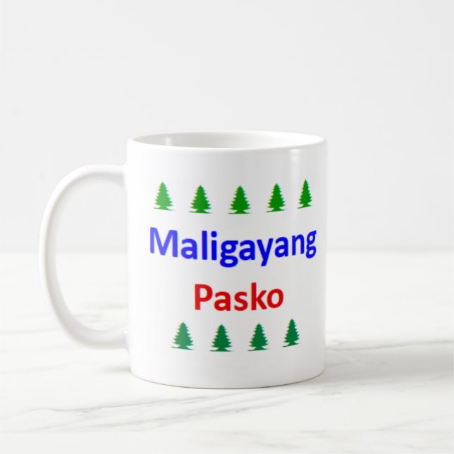 Mug filipino maligayang pasko (Gauche)