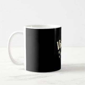 Mug Fille à lunettes renne de noël pin up vintage père