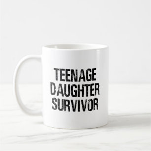 Mug Fille adolescente Survivante Funny Vintage