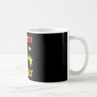 Mug Fille afro-américaine dansant des vibes de Junetee