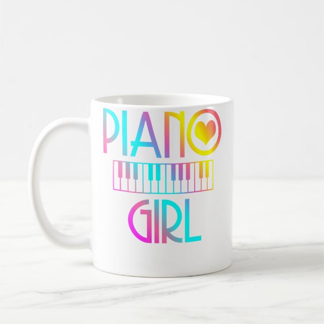 Mug Fille au piano (Gauche)