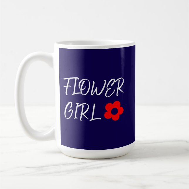Mug Fille aux fleurs (Gauche)