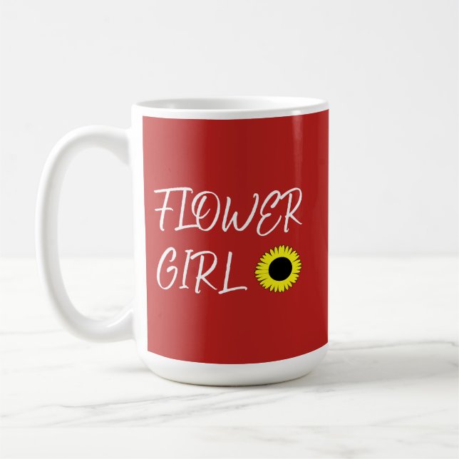 Mug Fille aux tournesols  (Gauche)