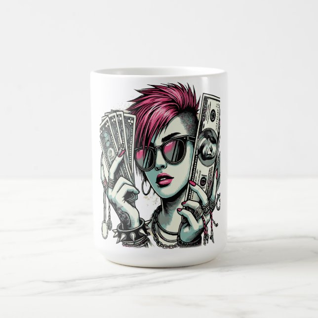 Mug Fille avec style punk (Centre)
