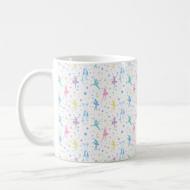 Mug Fille Ballerina Danseuse - Motif de ballet (Gauche)