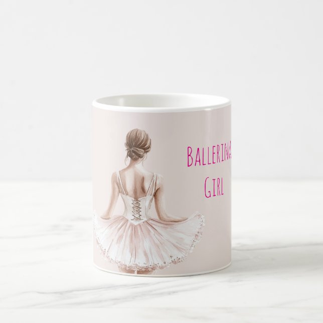 Mug Fille Ballerine Rose Pâle (Centre)