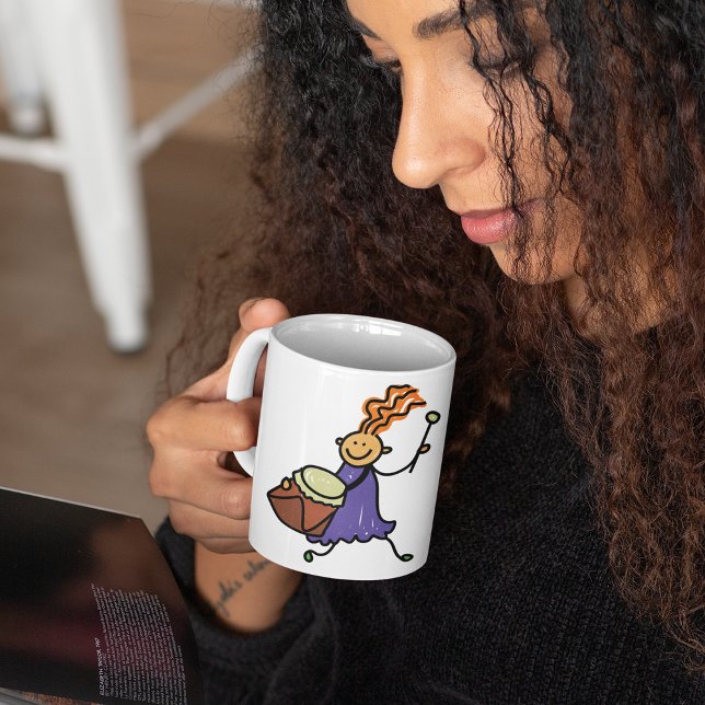 Mug Fille batteur (Créateur téléchargé)