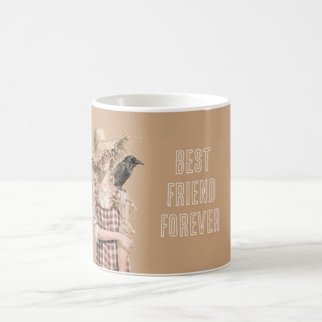 Mug Fille Chapeau de Paille Corbeau (Centre)