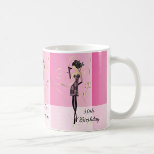 Mug Fille chique de diva de personnaliser
